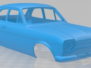 escort rs1600 1970 printable body car 3D प्रिंट मॉडल