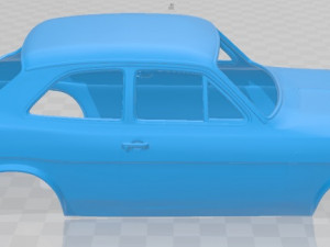escort rs1600 1970 printable body car 3D प्रिंट मॉडल