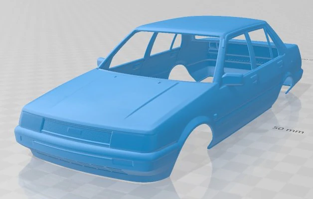toyota corolla e80 1983 carrocer&iacute;a imprimible coche Modelo de impresión 3D .c4d .max .obj .3ds .fbx .stl .blend 