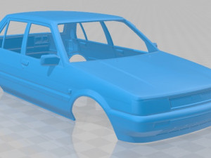 toyota corolla e80 1983 printable body car Modello di stampa 3D