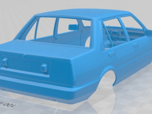 toyota corolla e80 1983 printable body car Modello di stampa 3D