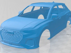 rs q3 2020 printable body car 3D Print Model