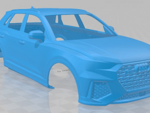 rs q3 2020 printable body car Modelo de Impressão 3D