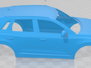 rs q3 2020 printable body car Modelo de Impressão 3D