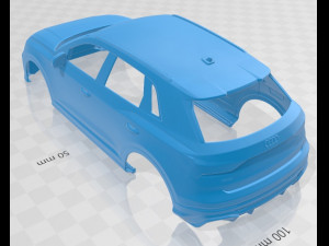 rs q3 2020 printable body car Modelo de Impressão 3D