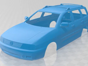 Volkswagen Polo variante 1997 carrozzeria stampabile Modello di stampa 3D