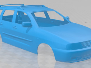volkswagen polo variant 1997 printable body car 3D Baskı Modeli