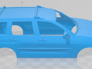 volkswagen polo variant 1997 printable body car 3D Baskı Modeli