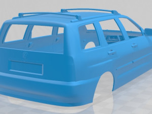 volkswagen polo variant 1997 printable body car 3D Baskı Modeli