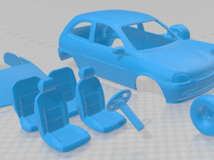 opel corsa b 1988 printable car 3D Print Model