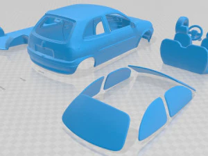 opel corsa b 1988 printable car 3D Print Model