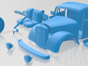 opel blitz 1940 printable cabin truck Model do druku 3D