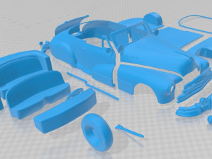 torpedo eight deluxe convertible 1948 printable car 3D Принт Модель