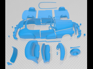 torpedo eight deluxe convertible 1948 printable car 3D Принт Модель