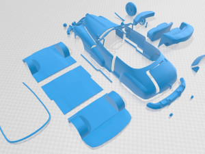torpedo eight deluxe convertible 1948 printable car 3D Принт Модель
