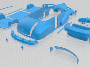 torpedo eight deluxe convertible 1948 printable car 3D Принт Модель