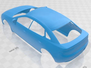 mazda 323 familia 1994 printable body car 3D-Druckmodell