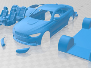 m4 printable car 3D Print Model