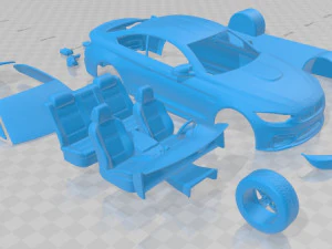 m4 printable car 3D Print Model