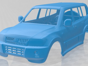 mitsubishi pajero montero wagon 2005 printable body car 3Dプリントモデル