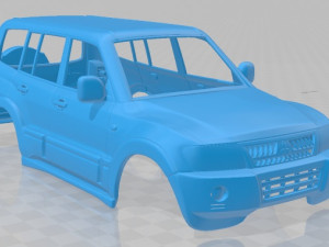 mitsubishi pajero montero wagon 2005 printable body car Model Cetak 3D