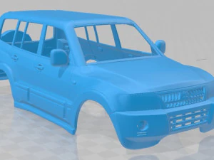 mitsubishi pajero montero wagon 2005 printable body car 3D Print Model