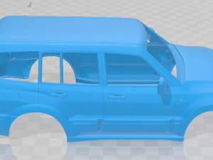 mitsubishi pajero montero wagon 2005 printable body car Model Cetak 3D