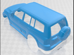 mitsubishi pajero montero wagon 2005 printable body car Model Cetak 3D