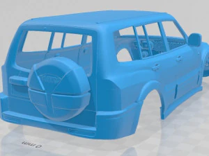 mitsubishi pajero montero wagon 2005 printable body car 3D Print Model