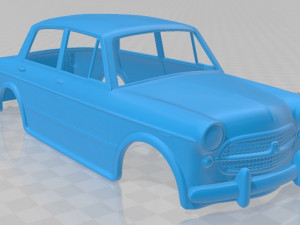 fiat 1200 granluce 1957 printable body car Modelo de impresión 3D