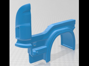 scania r730 printable cabin truck 3D प्रिंट मॉडल