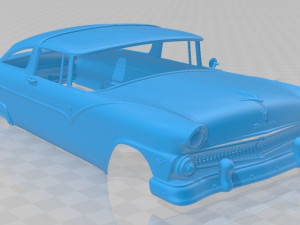 crown victoria 1955 printable body car Modello di stampa 3D