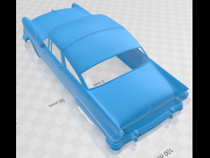 crown victoria 1955 printable body car Modello di stampa 3D