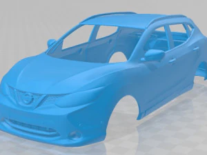 nissan qashqai 2014 carrocer&iacute;a imprimible coche Modelo de impresión 3D