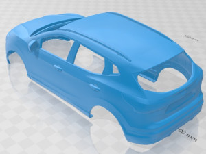 nissan qashqai 2014 printable body car Modelo de impresión 3D