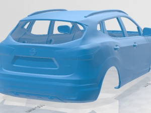 nissan qashqai 2014 printable body car Modelo de impresión 3D