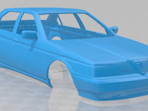alfa romeo 164 1994 printable body car Modèles 3D en vedette