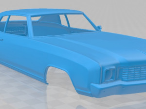 monte carlo 1972 printable body car 3D Print Model