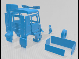mercedes benz actros 2011 cabin truck 3D Принт Модель