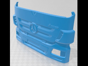 mercedes benz actros 2011 cabin truck 3D Принт Модель
