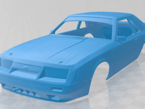 mustang gt group a 1983 printable body car 3D Print Model