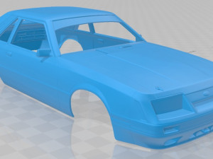 mustang gt group a 1983 printable body car 3D Print Model