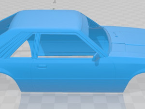 mustang gt group a 1983 printable body car 3D Print Model