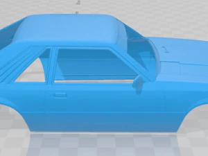 mustang gt group a 1983 printable body car 3D Print Model