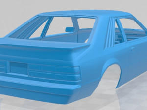 mustang gt group a 1983 printable body car 3D Print Model