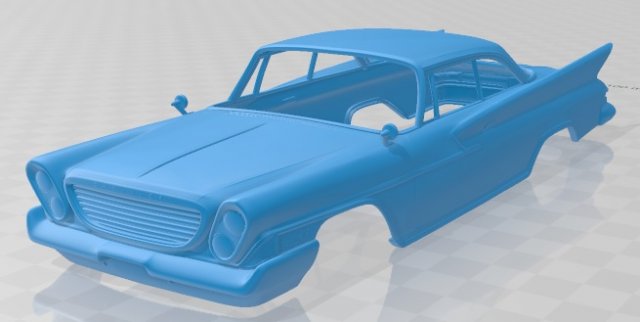 newport 2 1961 printable body car 3D प्रिंट मॉडल .c4d .max .obj .3ds .fbx .stl .blend 