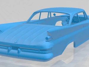 newport 2 1961 printable body car 3D Print Model