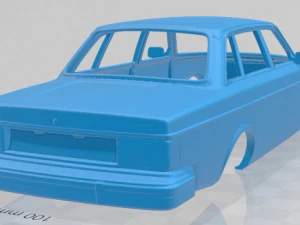 volvo 244 1979 printable body car 3D Print Model