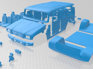 toyota mega cruiser 1996 printable car Modelo de impresión 3D