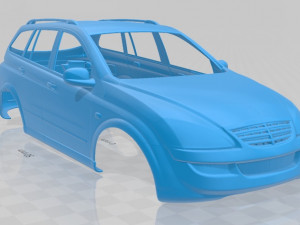 ssangyong kyron 2011 printable body car Modelo de impresión 3D